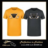 LA Puckhunters - TShirts gelbgold/schwarz