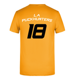 LA Puckhunters - TShirts gelbgold/schwarz