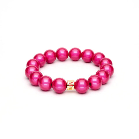 Magic Pearl Armband: Hot Pink