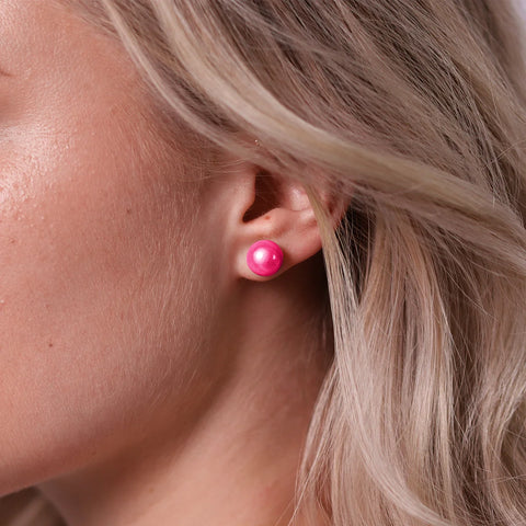 Magic Pearl Ohrstecker: Pink