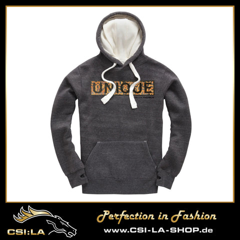 UNIQUE „Grauer Leo“ Hoodie